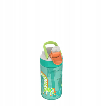 Shishe uji për fëmijë Kambukka Lagoon Disco Zoo, 400ml, Tritan, turkeze