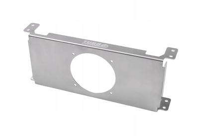 Pllakë montimi TurboWorks Cooling Plate për ftohës vaji 16 rreshta me ventilator 4", ngjyrë argjendtë