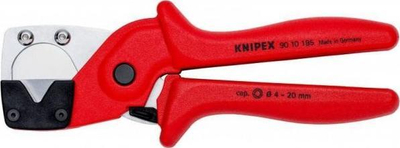 Prerëse tubash Knipex 90 25 20, për tuba multishtresor dhe zorrë pneumatike, 185mm, portokalli