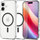 Mbulesë telefoni Spigen Ultra Hybrid MagSafe për iPhone 17, pjesa e pasme transparente, kornizë grafit