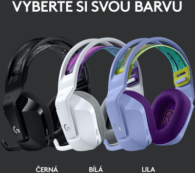 Logitech G733 Lightspeed Слушалки, виолетови