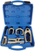 Set tërheqës kunjash SilverTools Pin and Joint Puller, 5 copë, me valixhe plastike, blu