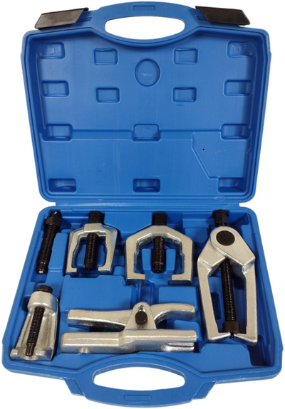 Set tërheqës kunjash SilverTools Pin and Joint Puller, 5 copë, me valixhe plastike, blu