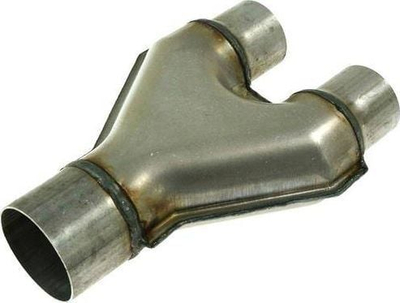 Tub lidhës shkarkimi TurboWorks Y-Pipe, 76mm, metalik