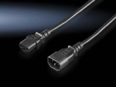 Kabllo fuqie C13 C14, 1.8m, 3 pole, e zezë