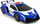 Makina e policisë me telekomandë Leantoys Police Racing, shkallë 1:16, me bateri, blu