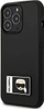 Kapak telefoni Karl Lagerfeld Ikonik Patch për iPhone 13 Pro / 13 6.1", hardcase, i zi