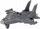 Avion lodër MEGA CREATIVE 545151, 17 cm, me drita edhe zëra, gri