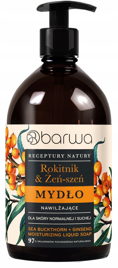 Xhel dushi Barwa Sea Buckthorn, 480ml, hidratues