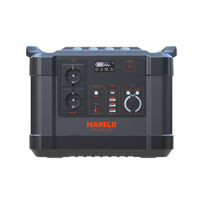 Stacion energjie portabël Mareld Powerstation, 1000W, me dalje AC dhe USB, ngjyrë e zezë