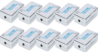 Modul lidhës rrjeti Digitus CAT 6, për kabllo twisted pair, 10 copa, i bardhë