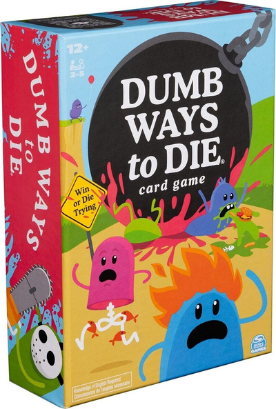 Lojë me letra Spin Master Dumb Ways to Die, 2‑5 lojtarë, mosha 12+