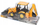 Lodër traktor me eskavator Macyszyn Toys, plastikë, për kalamaj, shumëngjyrësh