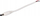 Kabllo furnizimi DC pa markë 5.5x2.1 mm, 15 cm, 22 AWG, e bardhë