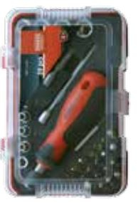 Set kaçavidash Modeco MN-14-205, 39 pjesë, chromium-vanadium / çelik S2
