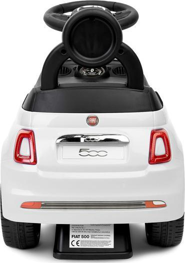 Makinë lodër shtytëse Toyz Fiat 500, me tinguj, e bardhë
