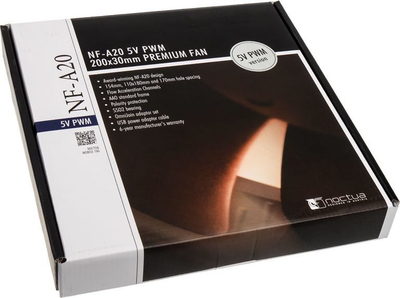 Ftohës Noctua NF-A20 5V PWM, 200 mm
