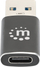 Adapter USB Manhattan, USB C në USB A, 10 Gbps, i zi