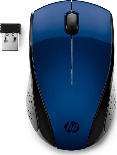 Безжичен глушец HP 220 7KX11AA, оптички, USB, сина и црна