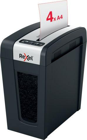 Makinë shkatërrimi dokumentesh Rexel Secure MC4 SL, prerje mikro P 5, 14L, e zezë