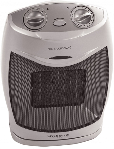 Ngrohës ventilator Volteno VO0278, qeramik, 1500W, i bardhë
