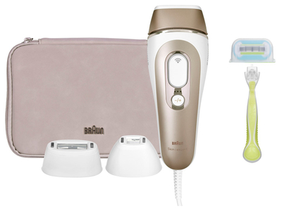 Epilator IPL Braun Smart Skin I-Expert PL7253, 3 koka, me rrasë, i bardhë