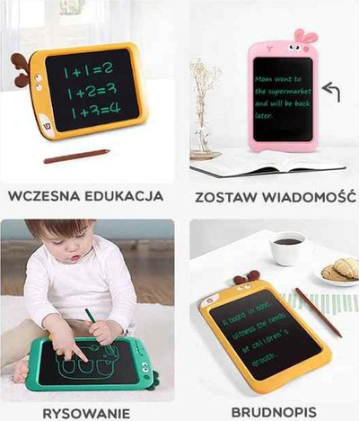 Tablete grafike Woopie Magic Slate, 8.5", ekran LCD, jeshile
