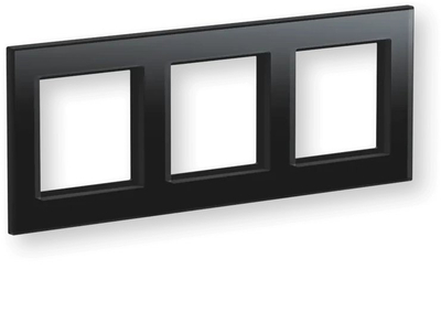 Kornizë xhami Homematic IP Glass Frame 3-gang, 55mm, e bardhë