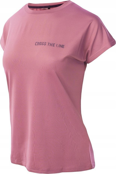 Bluzë sportive IQ Yoryo Wmns, QUICKDRY, rrjetë që merr frymë, rozë