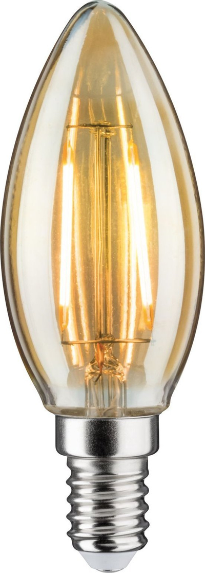 Llambë LED Paulmann Candle E14, 4.7W, 2500K, ngjyrë ari, e zbehshme