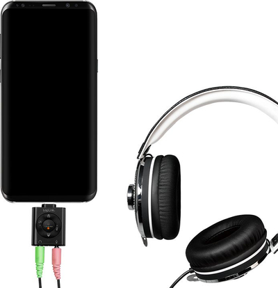 Adapter audio DAC LogiLink UA0365, USB Type C, 7.1CH surround, i zi