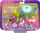 Set lojërash Polly Pocket Flamingo Snack Cart HWP24, me kukull 7.5cm, aksesorë, rozë