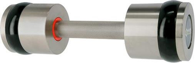 Peshë dore HMS Premium HH08, 2x8kg, çelik chrome, me pjesë silikoni
