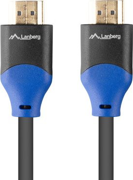 Kabllo HDMI Lanberg CA-HDMI-15CU-0010-BK, 1m, 4K, e zezë