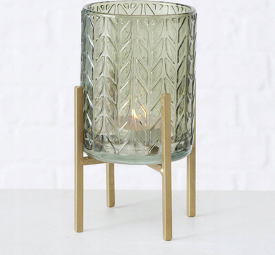 Mbajtëse qiriu Boltze Home Bolito, për tealight, 8 cm, jeshile