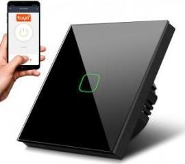 Ndërprerës inteligjent Maclean MCE716B, touch me WiFi, LED backlight, i bardhë