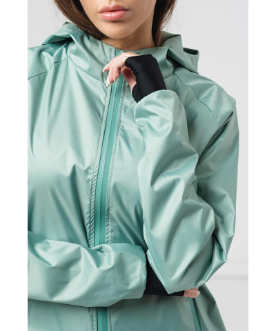 Xhaketë femrash Waterproof F, e papërshkueshme nga uji, madhësia M, jeshile e errët Granite Green