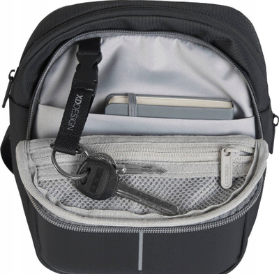 Çantë shpine XD Design Boxy Sling, crossbody, 16 x 7.5 x 21 cm, blu e errët