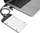 Adapter USB në SATA DeLOCK, 2.5", USB-C USB-A, i zi