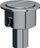 Buton shkarkimi Geberit 238.540.21.1, për rezervuar inkaso valve type 240, pllaka 2M, i sheshtë