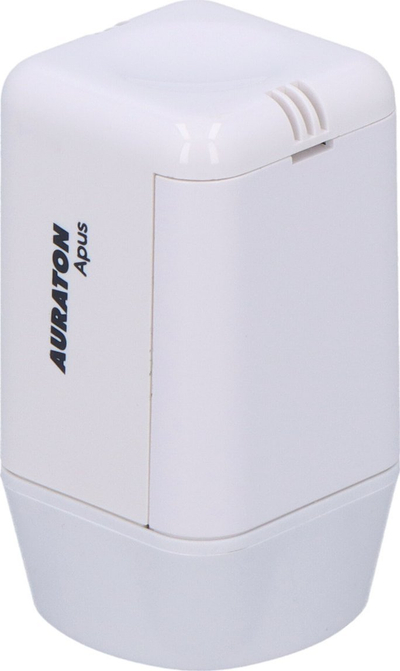 Kokë termostatike Auraton Apus Wireless 631, elektronike, për radiator, e bardhë