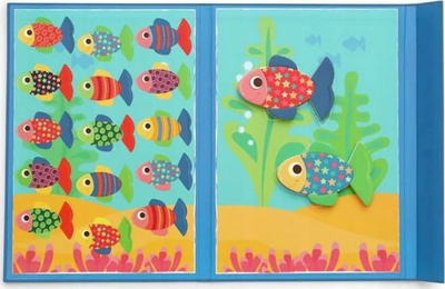 Lojë magnetike peshkimi Scratch Magnetic Game Fish, për fëmijë, shumëngjyrëshe