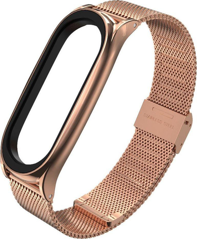 Rrip Tech-Protect MilaneseBand për Xiaomi Mi Band 5, rose gold
