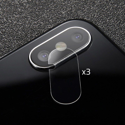 Xham mbrojtës për kamerë Wozinsky për Apple iPhone X, xham i fortë 9H, transparent
