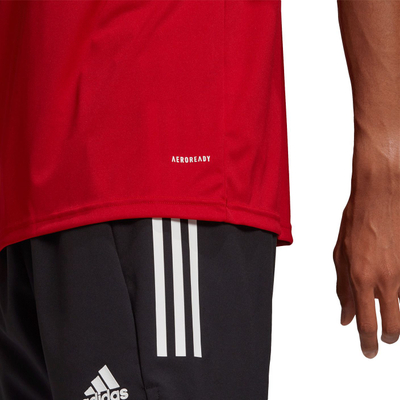 Bluzë polo për burra adidas Squadra 21 GP6429, poliester, AeroReady, e kuqe