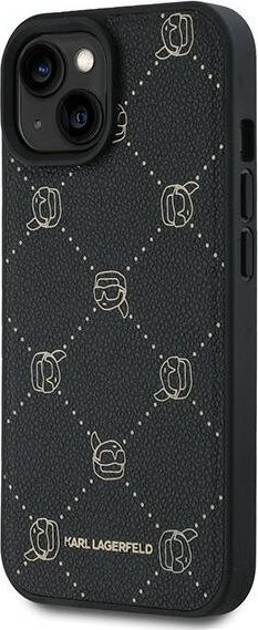 Futrollë Karl Lagerfeld Karl Head KLHMP15MPGKHPHK për iPhone 15 Plus 6.7", MagSafe, e zezë