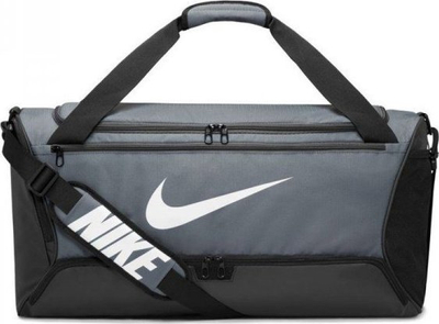 Çantë sportive Nike Brasilia DH7710-068, me ndarje të shumta, gri