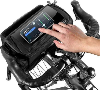 Торба за волан на велосипед Wildman Hardpouch GS6, 3L, водоотпорна, црна