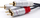 Kabllo Qoltec RCA (Cinch) x2 - kabllo RCA (Cinch) x2 0,5 m, e zezë
