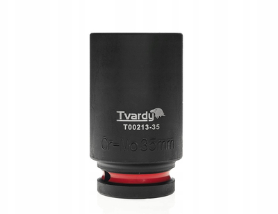 Nasadë goditëse e gjatë Tvardy T00213-50, 3/4", 50mm, 6PT, e zezë